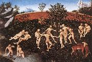 CRANACH, Lucas the Elder The Golden Age  thtre china oil painting reproduction